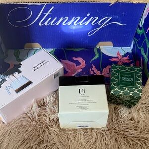 Voluspa Candle and PJ Glass Set